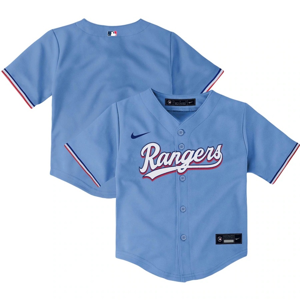 Toddler 24 Months Texas Rangers Nike Light Blue Alternate Replica Team Jersey